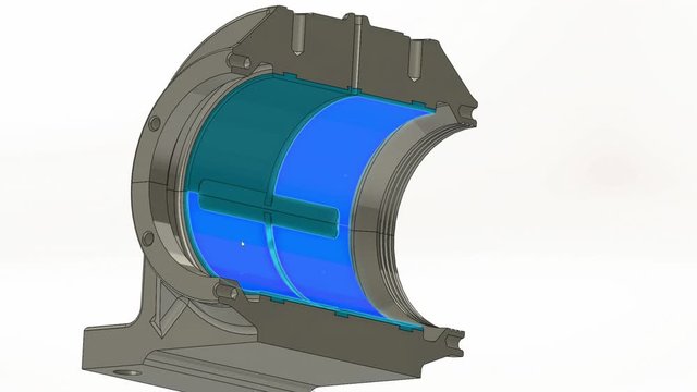 Looped navigation over a 3D detail drawing #JBRL03a