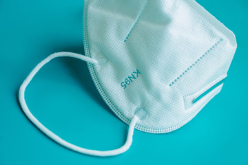 COVID-19 KN95 mask to protect against contagious diseases and corona virus
