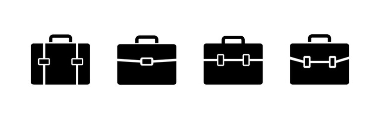 Briefcase icons set. Briefcase vector icon