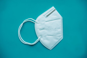 COVID-19 KN95 mask to protect against contagious diseases and corona virus