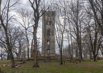 ruins of lehtse manor europe estonia