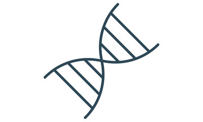 DNA icon for genetics and medical research