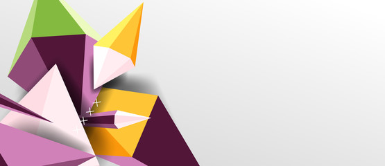 Trendy simple triangle abstract background, dynamic motion concept. Vector Illustration For Wallpaper, Banner, Background, Card, Book Illustration, landing page