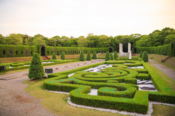 長崎ハウステンボス パレスハウステンボス 庭園のイルミネーション