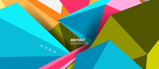 Trendy simple triangle abstract background, dynamic motion concept. Vector Illustration For Wallpaper, Banner, Background, Card, Book Illustration, landing page