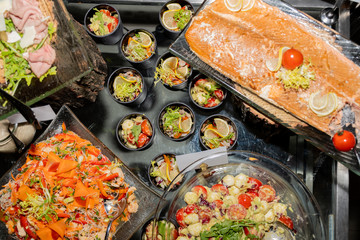 Food Buffet Catering Dining Eating Party Sharing Concept