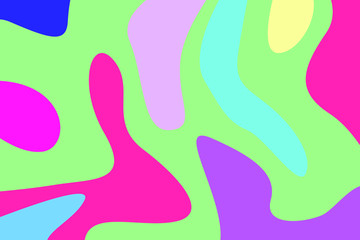 EPS 10 vector. Abstract bright background. Flowing liquid backdrop.