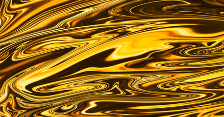 Abstract gold fluid texture background