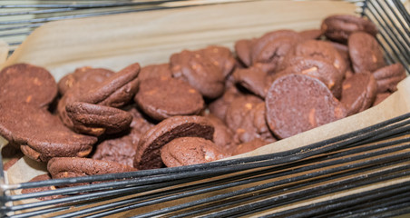 Chocolate chips cakes cookies homemade dark cocoa dessert
