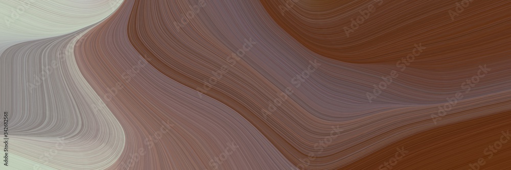 Aufkleber abstract flowing header with old mauve, ash gray and gray gray colors. fluid curved lines with dynamic flowing waves and curves for poster or canvas