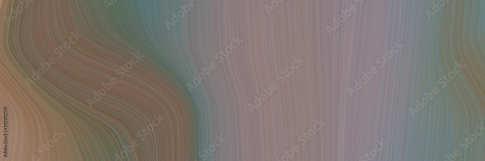 Aufkleber abstract decorative horizontal header with old lavender, gray gray and pastel brown colors. fluid cu