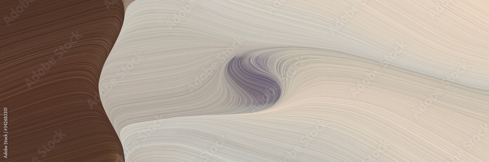 Aufkleber abstract dynamic banner with silver, old mauve and gray gray colors. fluid curved lines with dynamic flowing waves and curves for poster or canvas
