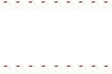 コーヒーフレーム　クレヨン