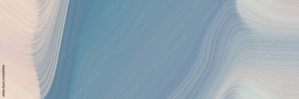 Poster abstract dynamic banner with light slate gray, pastel gray and ash gray colors. fluid curved flowing