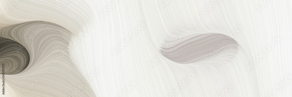 Poster abstract flowing header with beige, dim gray and dark gray colors. fluid curved flowing waves and cu