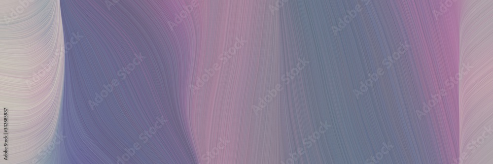 Poster abstract artistic designed horizontal header with slate gray, pastel purple and rosy brown colors. f