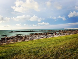 beach and sea