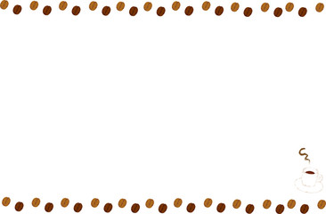 コーヒー豆フレーム　クレヨン