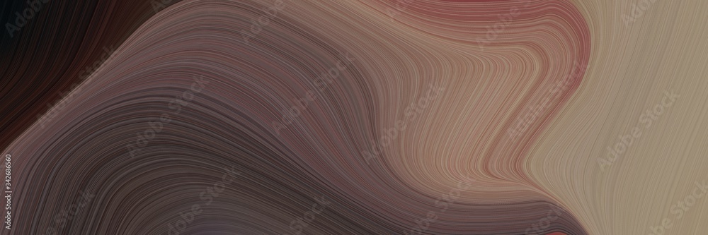 Aufkleber abstract modern designed horizontal header with pastel brown, old mauve and very dark pink colors. f