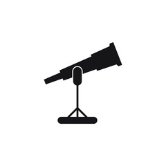 Telescope icon design isolated on white background