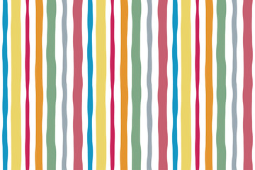 Seamless striped color pattern lines watercolor