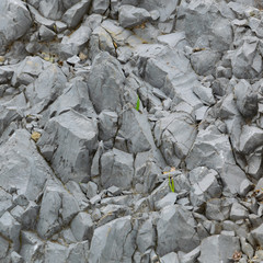 Detail of natural rough stone, rippled rock background