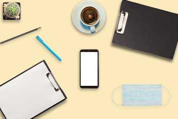 Work at home concept