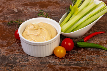 Vegan cuisine - Humus