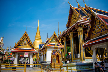 Thailandia, Bangkok - 12 january 2019 - The Chapel of The Emerald Buddha