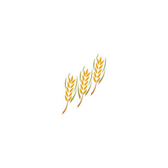 Wheat Logo Template vector symbol