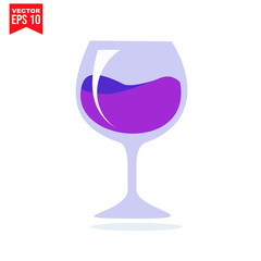 glass drinnking coctail Icon template black color editable. Umbrella Icon symbol Flat vector illustration for graphic and web design.