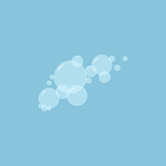vector bubbles icon on white backround eps 10