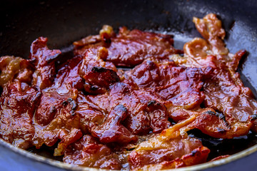 Thailand, Animal, Beef, Brown, Cooking