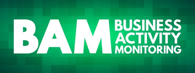 BAM - Business Activity Monitoring acronym, concept background