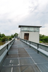 Wehr in Petershagen Lahde, Deutschland