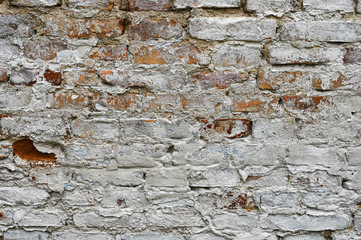 Bela Red Old brick wall. brick background