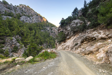 View of canyon Goynuk