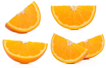  orange From fresh fruit   nature isolated on a white background.

 