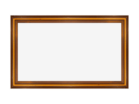 Wooden Frame, Widescreen 16:9 Format