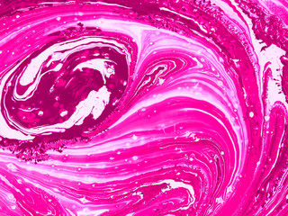 Abstract mixed pink and white paint background