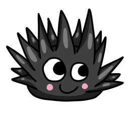 Adorable Stylized Little Urchin