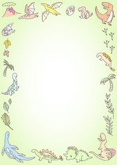 恐竜のフレーム