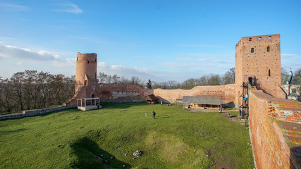 dziedziniec zamku ruiny © Konrad