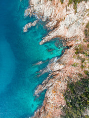 Sansone beach in elba island