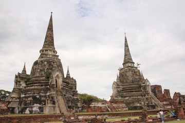 Fototapeta premium Wat Phra Sri Sanphet Temple of Ayutthaya