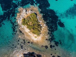 Obraz premium paolina beach on the island of elba by kayak
