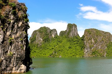 Fototapeta na wymiar Ha-Long Bay in Vietnam