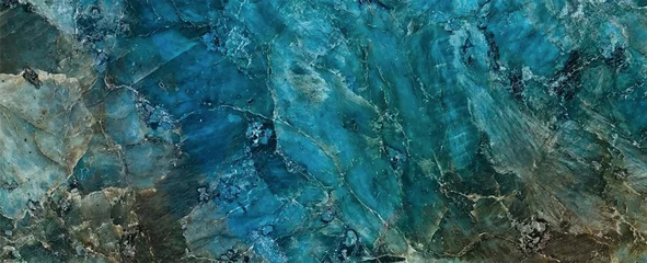  blauwe oceaan marmeren rots steen textuur behang achtergrond © peacefy