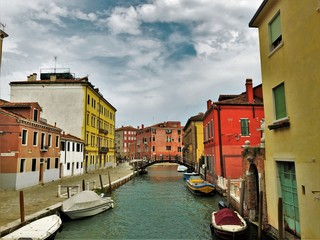Stadtansicht des historischen Venedig in Italien