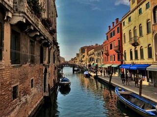 Stadtansicht des historischen Venedig in Italien